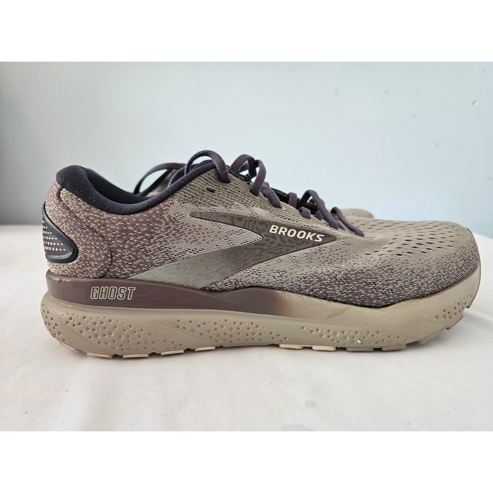 Performance Brooks Ghost 16 Running Shoes Mens 11.5 Grey Neutral Cushion Sneaker